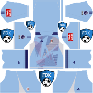 Fulham FC dls kit 2025 gk away temp
