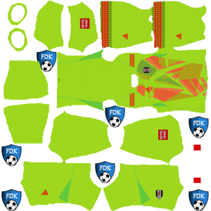 Fulham FC kit dls 2025 gk away temp