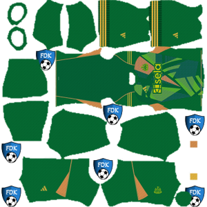 Newcastle United FC kit dls 2025 gk home temp