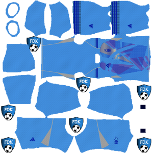 Nottingham Forest fc kit dls 2025 gk away temp