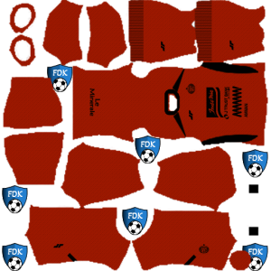 Persija Jakarta kit dls 2025 gk home temp