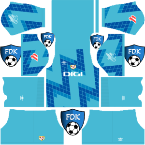 Rayo Vallecano dls kit 2025 gk third