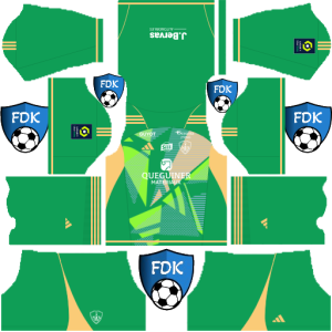 Stade Brestois dls kit 2025 gk third