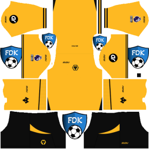 Wolverhampton Wanderers FC dls kit 2025 home