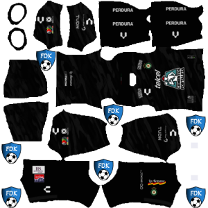 club león kit dls 2025 gk home temp