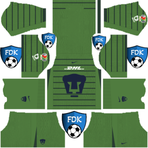 pumas unam dls kit 2025 gk home