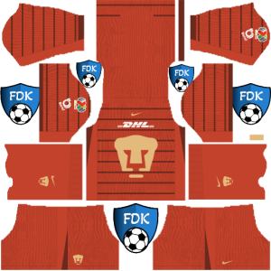 pumas unam dls kit 2025 gk third