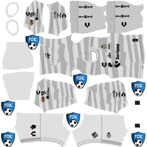 santos laguna kit dls 2025 gk away temp