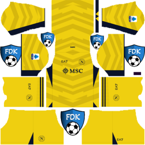 ssc Napoli dls kit 2025 gk away