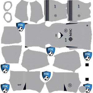 ssc Napoli kit dls 2025 away temp