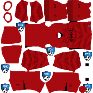 ssc Napoli kit dls 2025 gk home temp