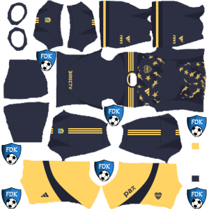Boca Juniors kit dls 2025 third