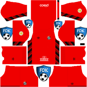 Santos FC dls kit 2025 gk third