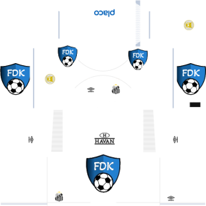 Santos FC dls kit 2025 home