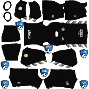 Santos FC kit dls 2025 gk home