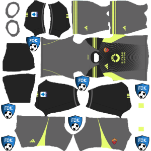 AS Roma kit dls 2026 gk home
