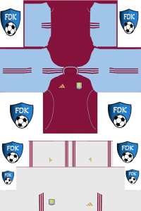 Aston Villa FC Football League Kits 2026