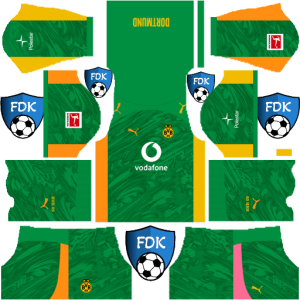 Borussia Dortmund dls kit 2026 gk home