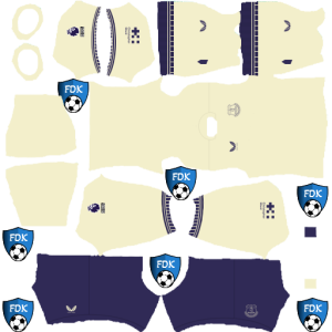 Everton FC kit dls 2026 away