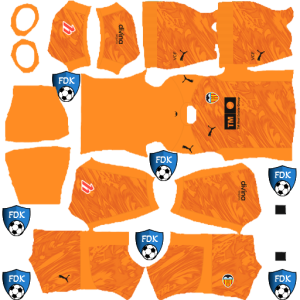 Valencia CF kit dls 2026 gk home