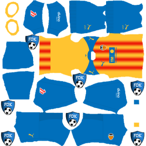 Valencia CF kit dls 2026 third