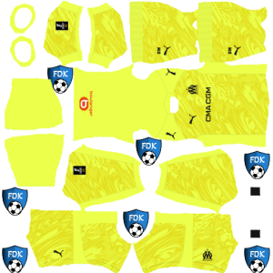 Olympique Marseille kit dls 2026 gk home