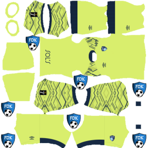 Le Havre AC kit dls 2026 gk away